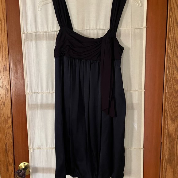 BCBG Max Azria Size 8 Navy Blue Mini Dress - Picture 3 of 4